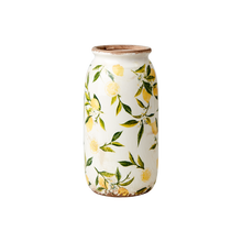 Charger l'image dans la galerie, LEMONA vase S, Blanc/vert/jaune