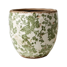 Charger l'image dans la galerie, VICTORIA Pot L, Blanc/vert