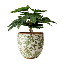 Charger l'image dans la galerie, VICTORIA Pot L, Blanc/vert