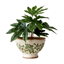 Charger l'image dans la galerie, VICTORIA Pot M, Blanc/vert