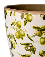 Charger l'image dans la galerie, Cache-pot motif olives – Forme évasée