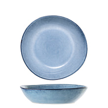 Charger l'image dans la galerie, Assiette creuse, Bleu, Grès