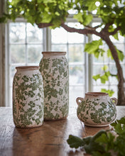 Charger l'image dans la galerie, VICTORIA vase L, Blanc/vert