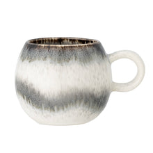 Charger l'image dans la galerie, Tasse Paula en grès – Gris & Blanc