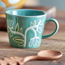 Charger l'image dans la galerie, Tangier Tasse, Verte, Grès