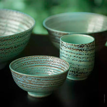 Charger l'image dans la galerie, KUSAMA - bol à céréales - porcelaine - aqua