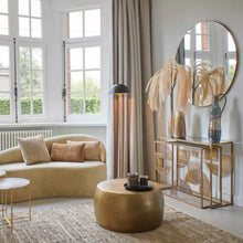 Charger l'image dans la galerie, CONSOLE LACE métal / verre - or