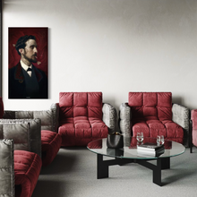 Charger l'image dans la galerie, COMTE EDUARDO - Tenture murale en velours – 77 × 137 cm