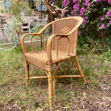 Charger l'image dans la galerie, Fauteuil vintage en rotin
