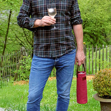 Charger l'image dans la galerie, Sac à bouteille isotherme "BANDOL" - Lie de vin