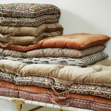 Charger l'image dans la galerie, Matelas en velours de coton - Orange brûlé