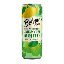 Charger l'image dans la galerie, BELVOIR - MOJITO CITRON VERT YUZU SANS ALCOOL CANETTE 250ML