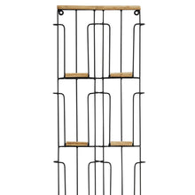 Charger l'image dans la galerie, Porte-Cartes Postales 6 Casiers – Noir et Bambou