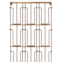 Charger l'image dans la galerie, Porte-Cartes Postales 15 casiers – Rouille et Bambou