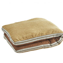 Charger l'image dans la galerie, Matelas en Coton – Couleurs Moutarde, Rouille et Blanc Cassé