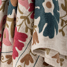 Charger l'image dans la galerie, Plaid CEVA – Rose, Bleu, Brun - Coton