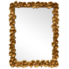 Charger l'image dans la galerie, Miroir doré fleurs de Gingko