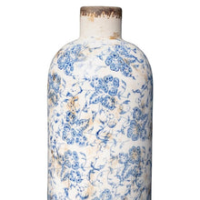 Charger l'image dans la galerie, Vase bouteille fleuri Bucolique