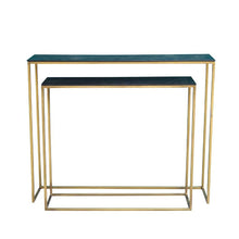 Charger l'image dans la galerie, CONSOLE manguier et métal doré
