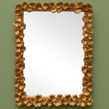 Charger l'image dans la galerie, Miroir doré fleurs de Gingko