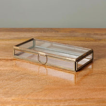 Charger l'image dans la galerie, Boîte à bijoux en verre bords festonnés