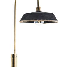 Charger l'image dans la galerie, Applique murale en Moonj et métal - Noir, Naturel, Ant. Brass