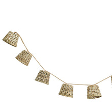 Charger l'image dans la galerie, Guirlande lumineuse avec abats-jour en bambou