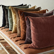 Charger l'image dans la galerie, Matelas en Coton – Couleurs Moutarde, Rouille et Blanc Cassé