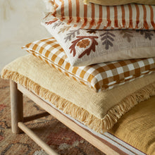 Charger l'image dans la galerie, Matelas en Coton – Couleurs Moutarde, Rouille et Blanc Cassé