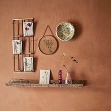 Charger l'image dans la galerie, Porte-Cartes Postales 6 Casiers – Rouille et Bambou