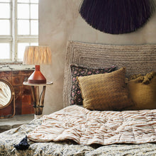 Charger l'image dans la galerie, MIROIR EN ROTIN avec 5 patères