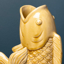 Charger l'image dans la galerie, Vase Poisson en Céramique – Couleur Moutarde