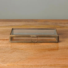 Charger l'image dans la galerie, Boîte à bijoux en verre bords festonnés