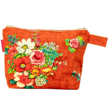 Charger l'image dans la galerie, POCHETTE VELOURS HANAMI ORANGE