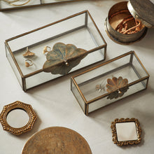 Charger l'image dans la galerie, Boîte à bijoux – Motif feuille – Petit modèle