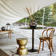 Charger l'image dans la galerie, Vase Rond En Verre Bleu et Marron