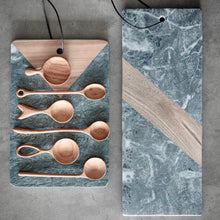 Charger l'image dans la galerie, PLANCHE À DÉCOUPER - MARBRE / BOIS DE MANGUIER