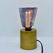 Charger l'image dans la galerie, ELY Lampe à poser cylindrique en métal