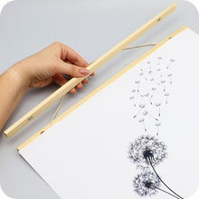 Charger l'image dans la galerie, Baguettes en bois porte-affiche 60 cm PIN