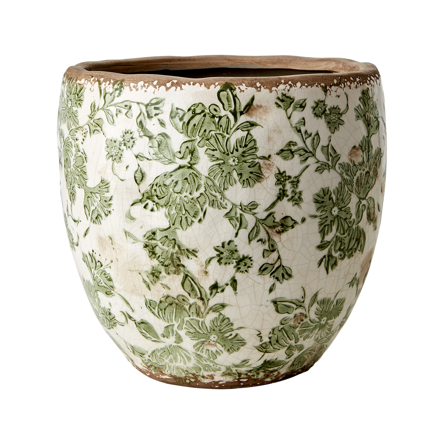 VICTORIA Pot L, Blanc/vert