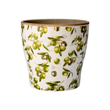 Charger l'image dans la galerie, Cache-pot motif olives – Forme évasée
