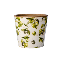 Charger l'image dans la galerie, Cache-pot motif olives – Forme évasée

