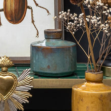 Charger l'image dans la galerie, Vase bouteille large gris bleu
