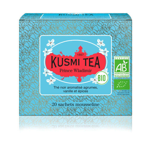 KUSMI TEA - THE NOIR PRINCE VLADIMIR SACHET BIO