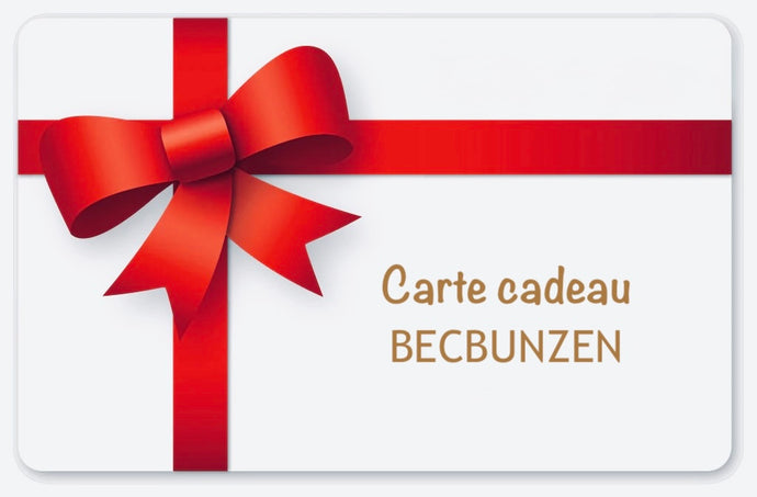 Carte cadeau BECBUNZEN