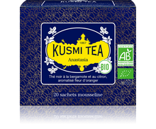 Charger l&#39;image dans la galerie, KUSMI TEA - THE NOIR ANASTASIA SACHET BIO
