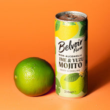 Charger l&#39;image dans la galerie, BELVOIR - MOJITO CITRON VERT YUZU SANS ALCOOL CANETTE ALU 250ML
