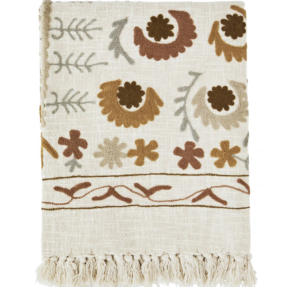 SUZANI - COUVRE LIT / JETTEE DE CANAPE