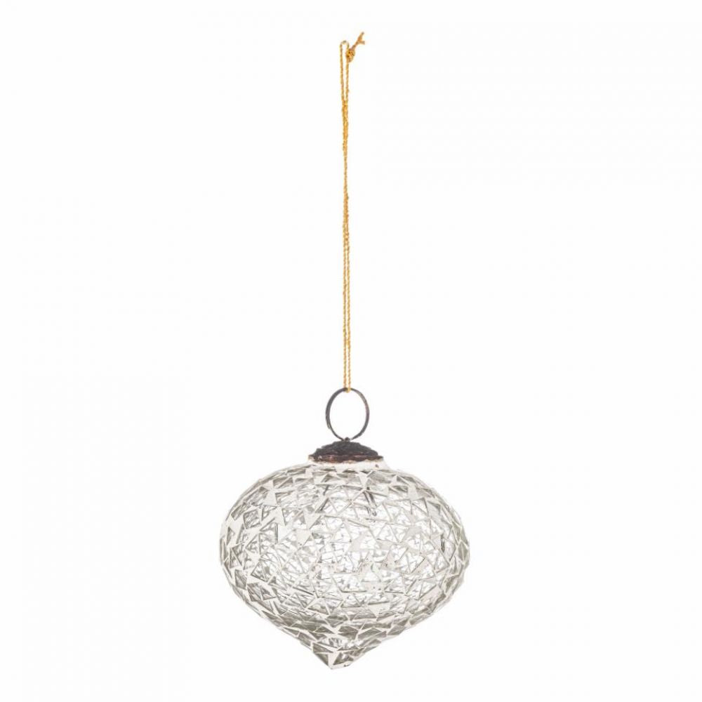 BOULE DE NOEL Auralia Bibelot, Or, Verre