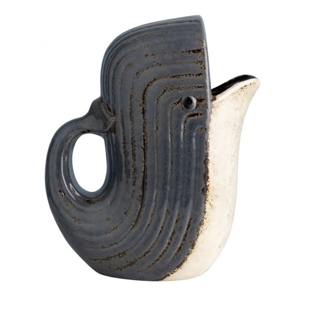 Vase pichet baleine bleue